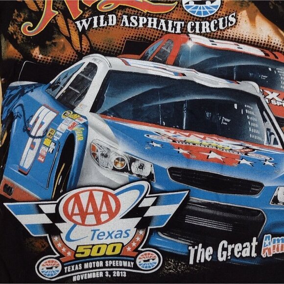 Chase Authentics Nascar No Limits 2013 AAA Texas Speedway All Over Print T Shirt - Picture 3 of 7